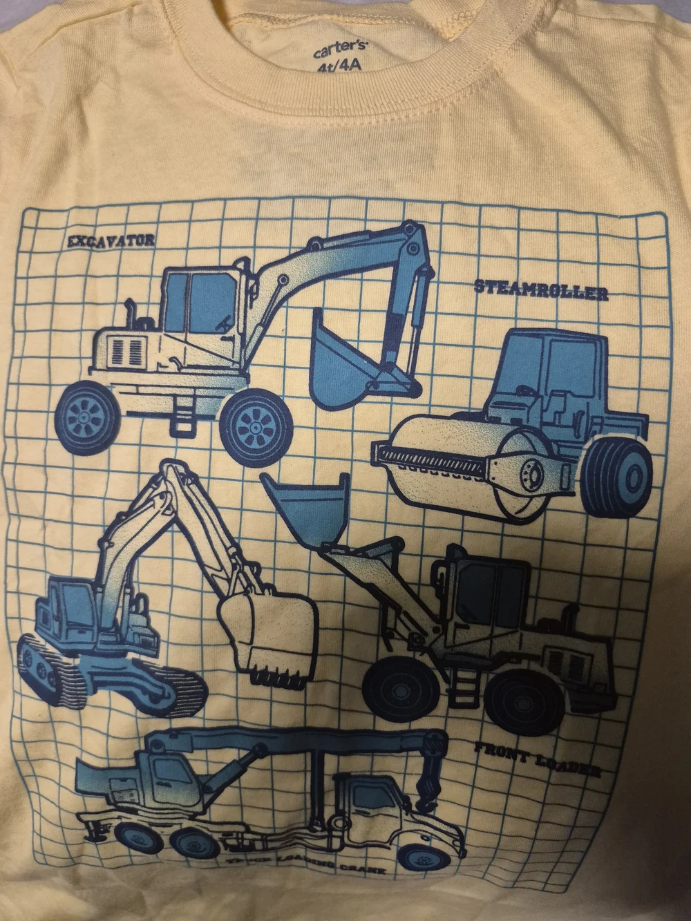 Carter's Yellow Construction Trucks Graphic Tee - Boys